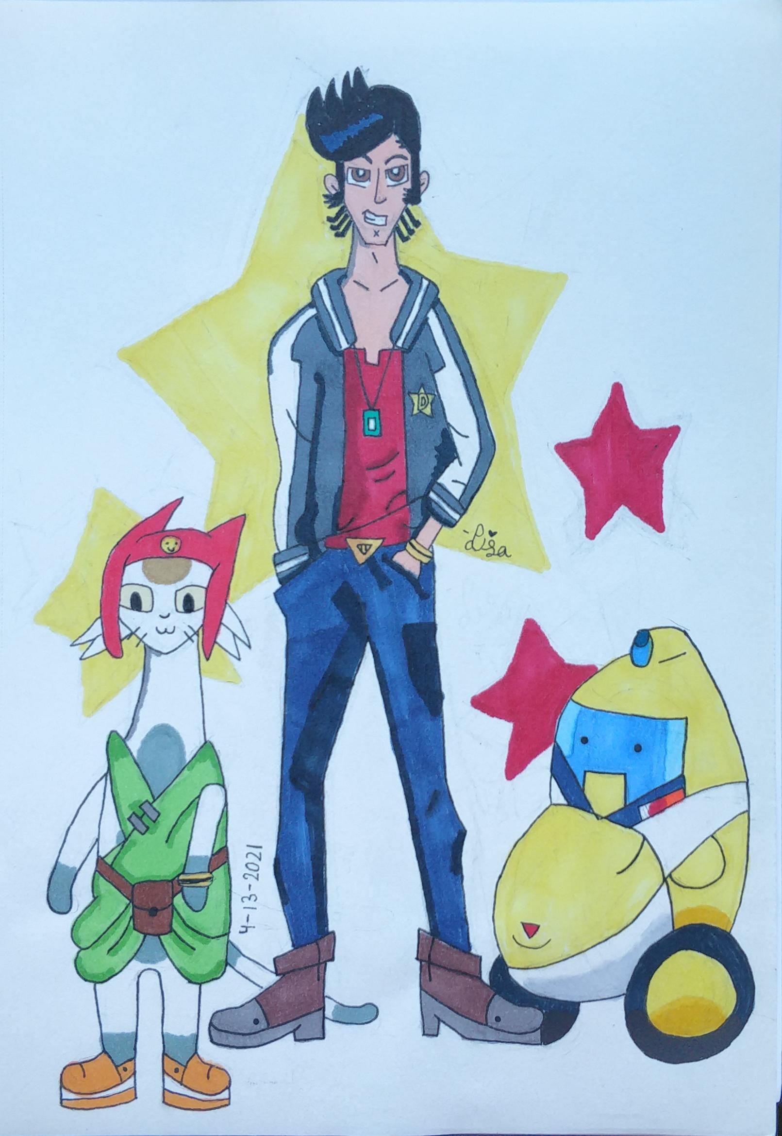 space dandy squad done.jpg